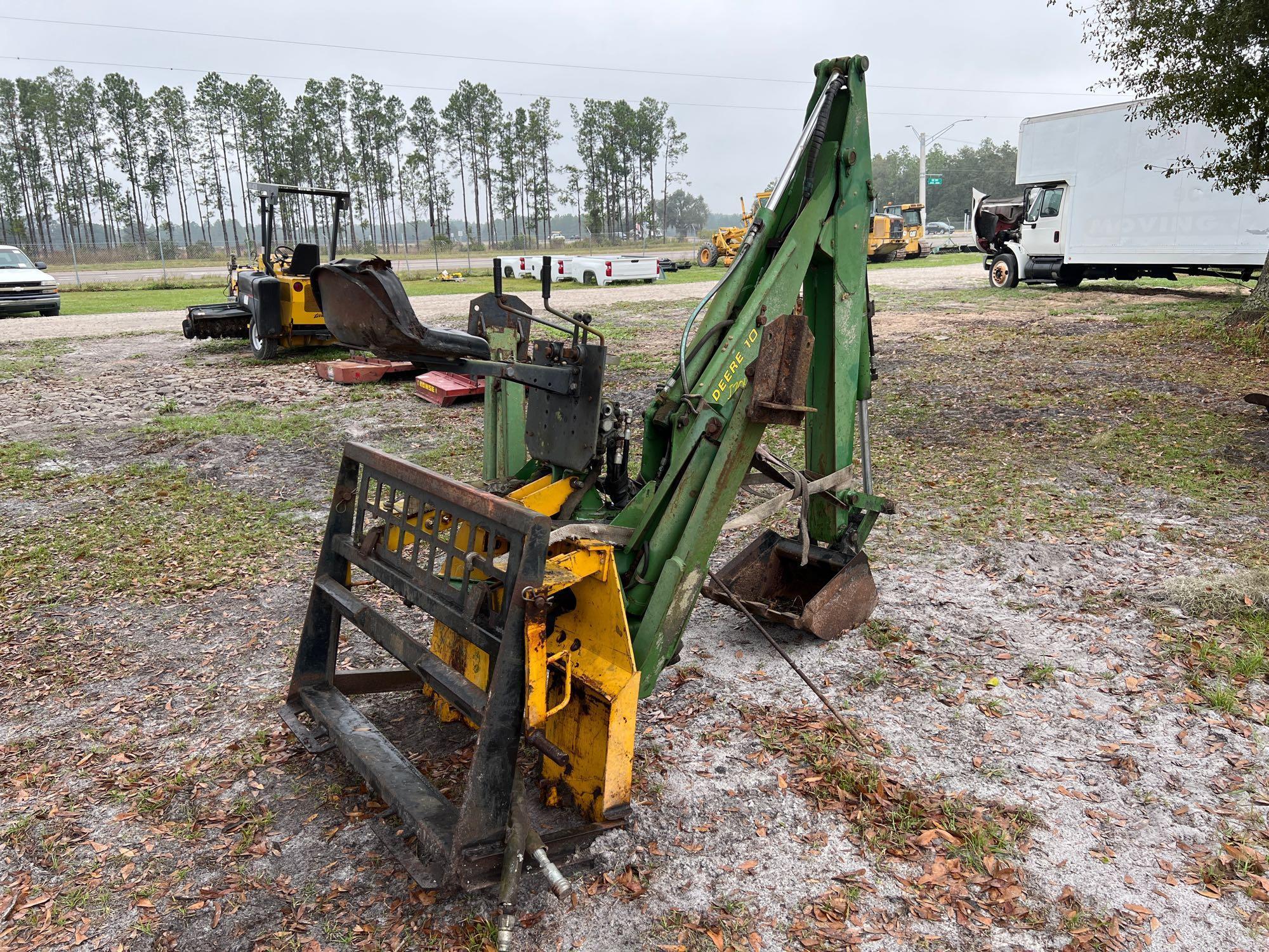 John Deere 10 Skid Steer Backhoe Attachment