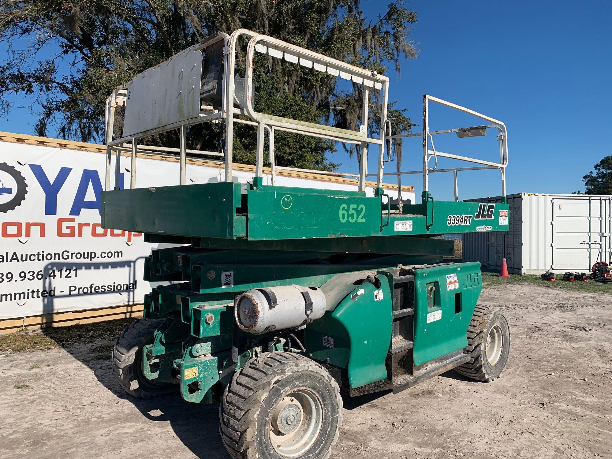 2007 JLG 3394RT 4x4 Off-Road Scissor Lift