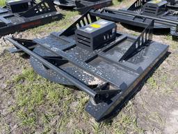 Unused 72in skid steer brush cutter attachment