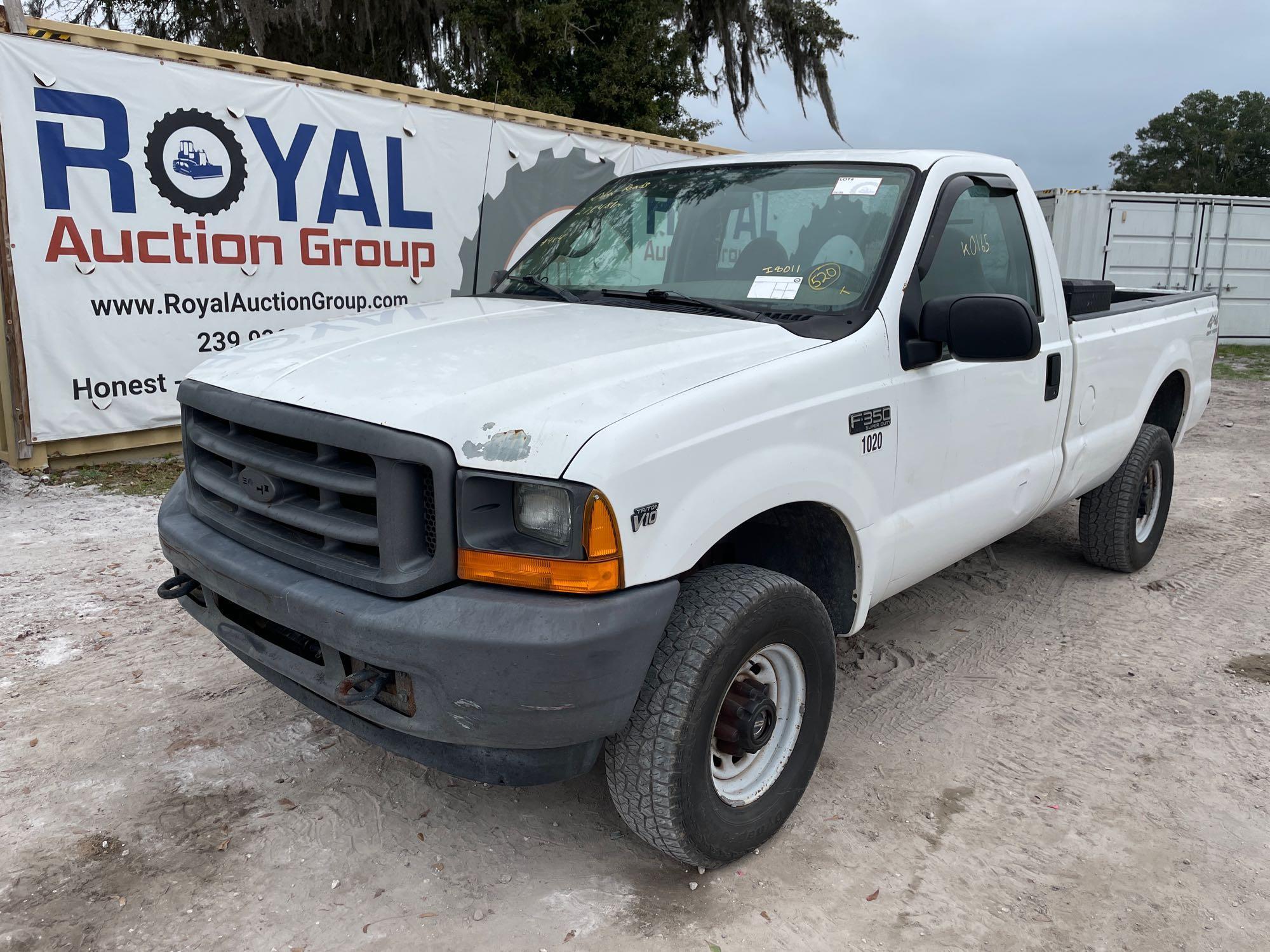 2001 Ford F-350 4x4 Reg Cab Pickup Truck