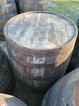 2 Whiskey Barrels