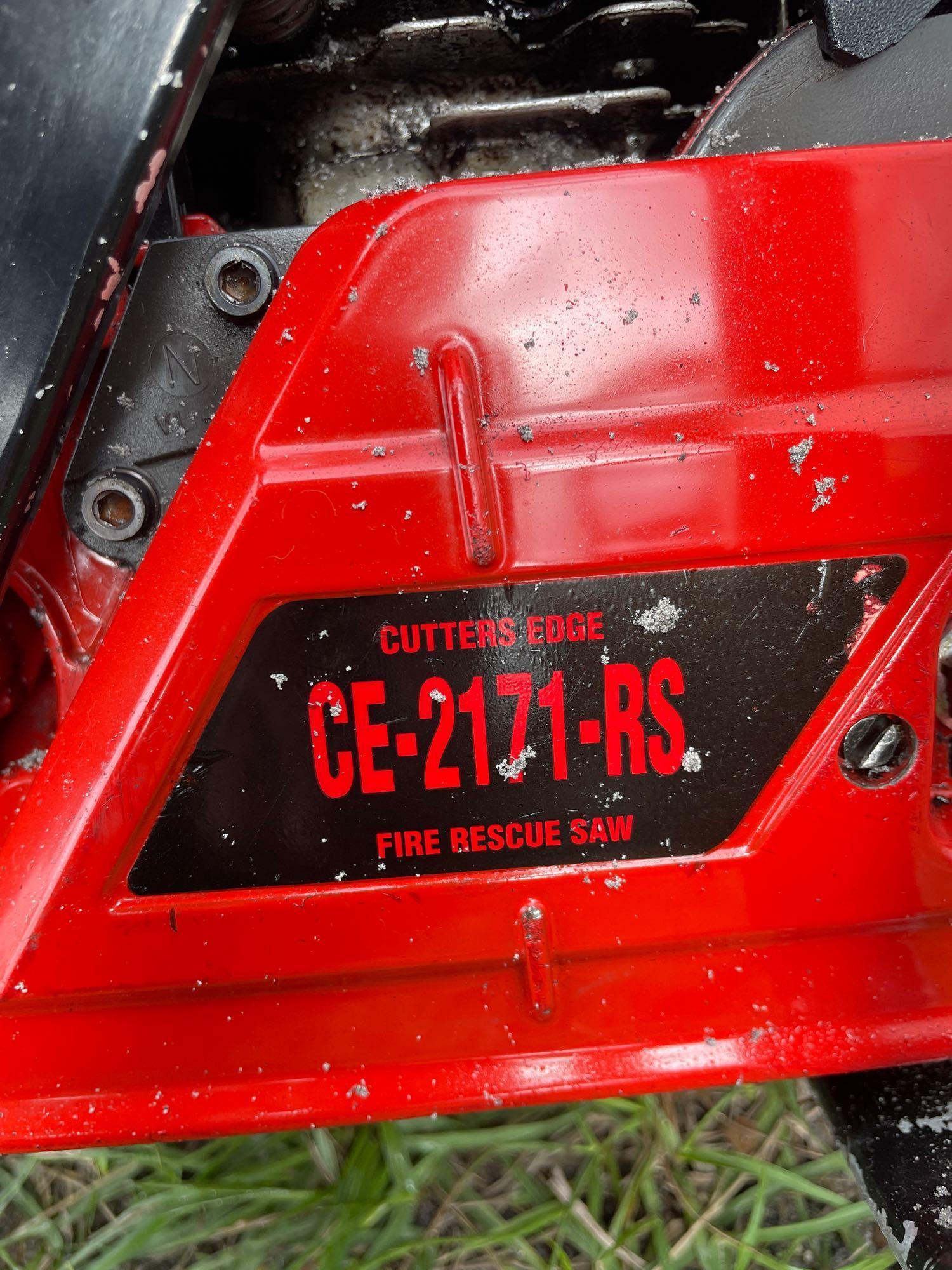 Two Cutters Edge Fire Rescue Chainsaws