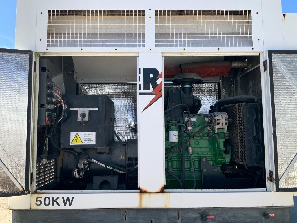 2006 Power Max 50 KW T/A Generator Trailer