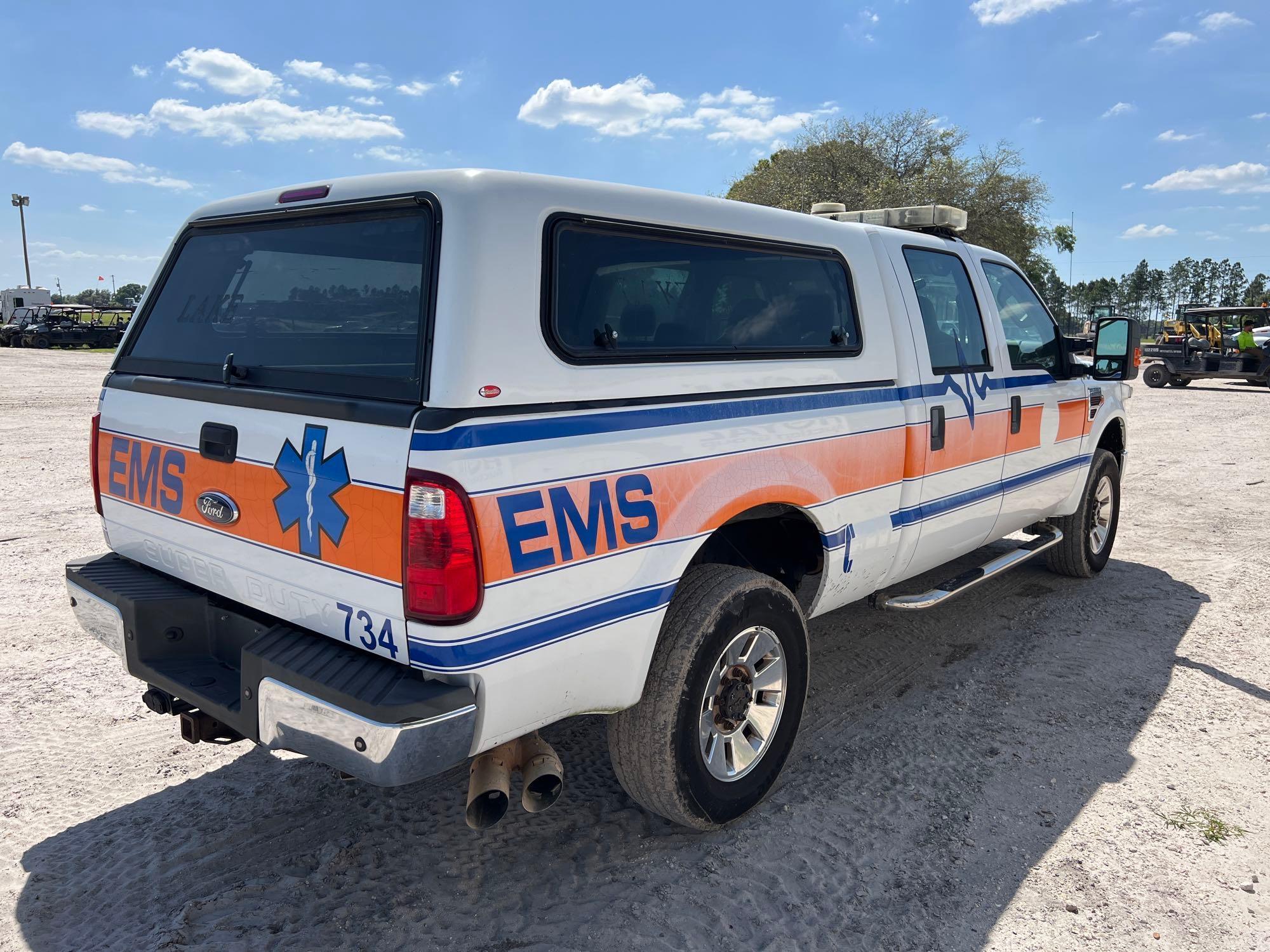 2008 Ford F-250 4x4 Crew Cab Pickup Truck - NO BUYER PREMIUM ON THIS ITEM