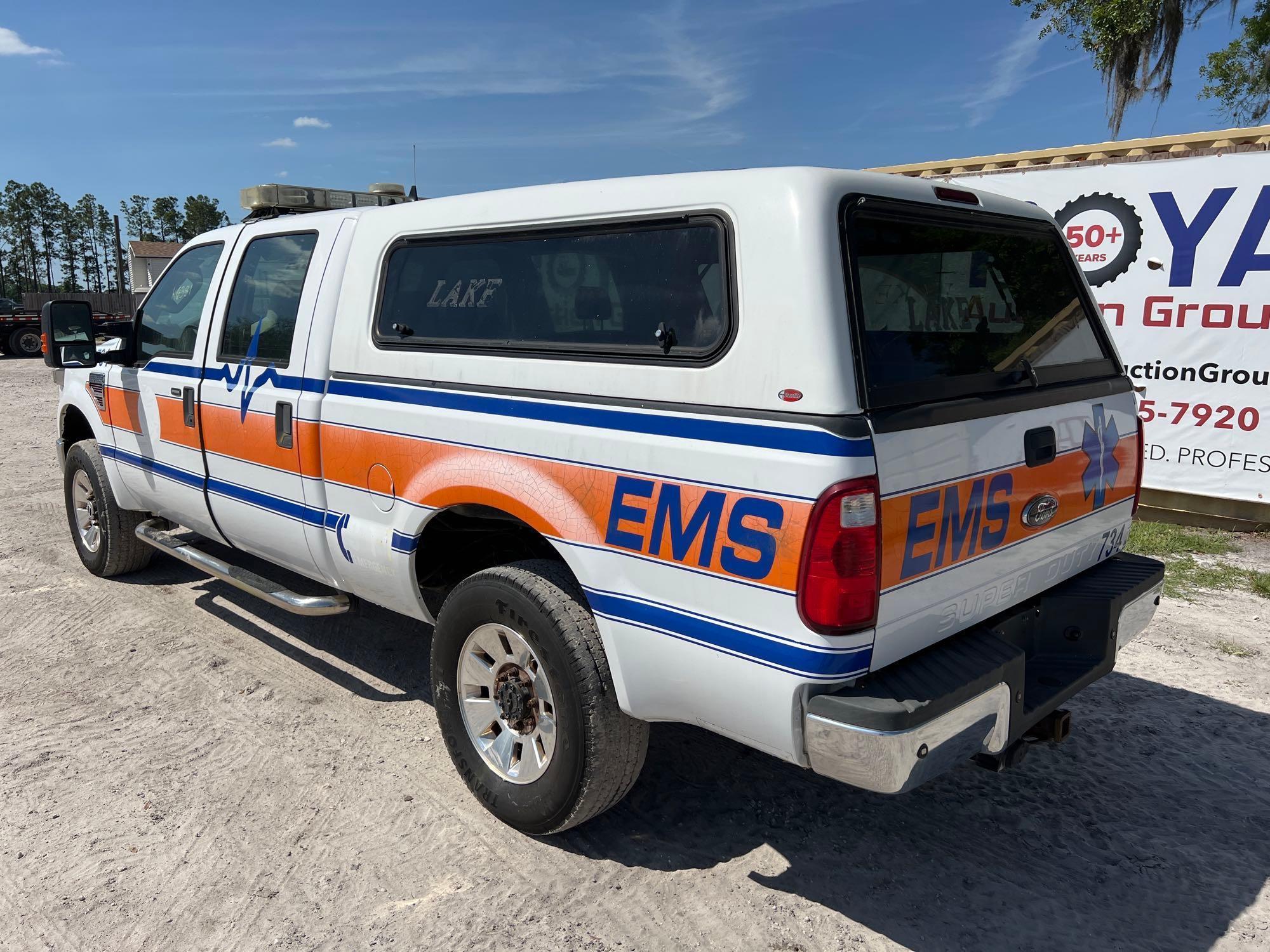 2008 Ford F-250 4x4 Crew Cab Pickup Truck - NO BUYER PREMIUM ON THIS ITEM