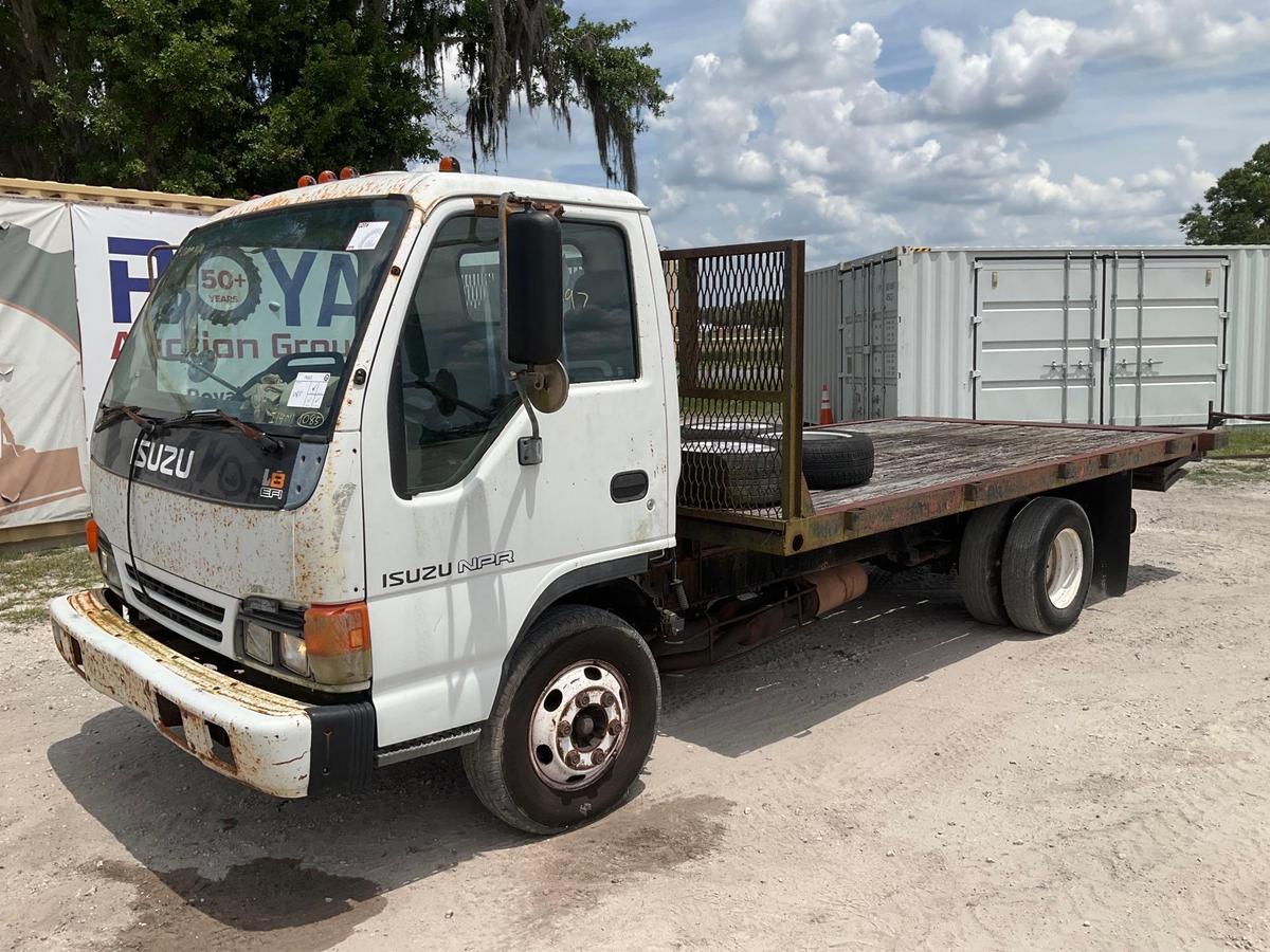 1998 Isuzu NPR Flatbed Truck 15ft