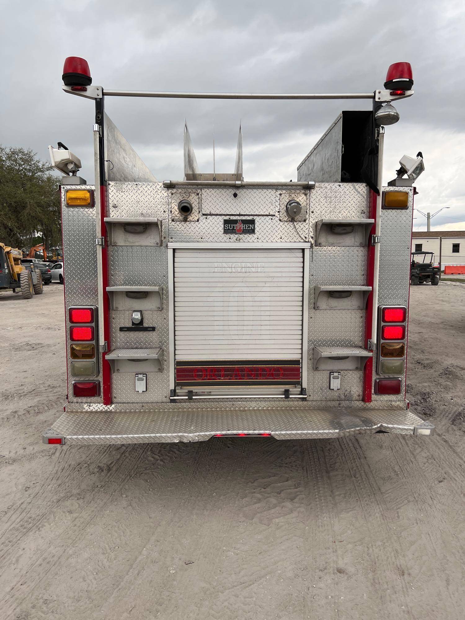 2007 Sutp QMAX 150-23L Pumper Engine Fire Truck