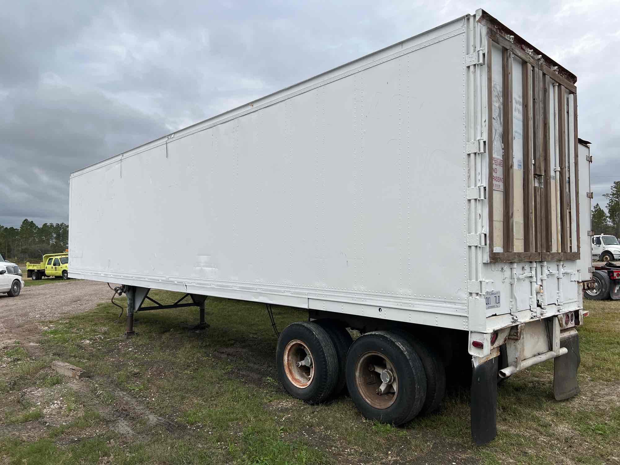 1980 Great Dane 711T 42FT T/A Dry Van Trailer