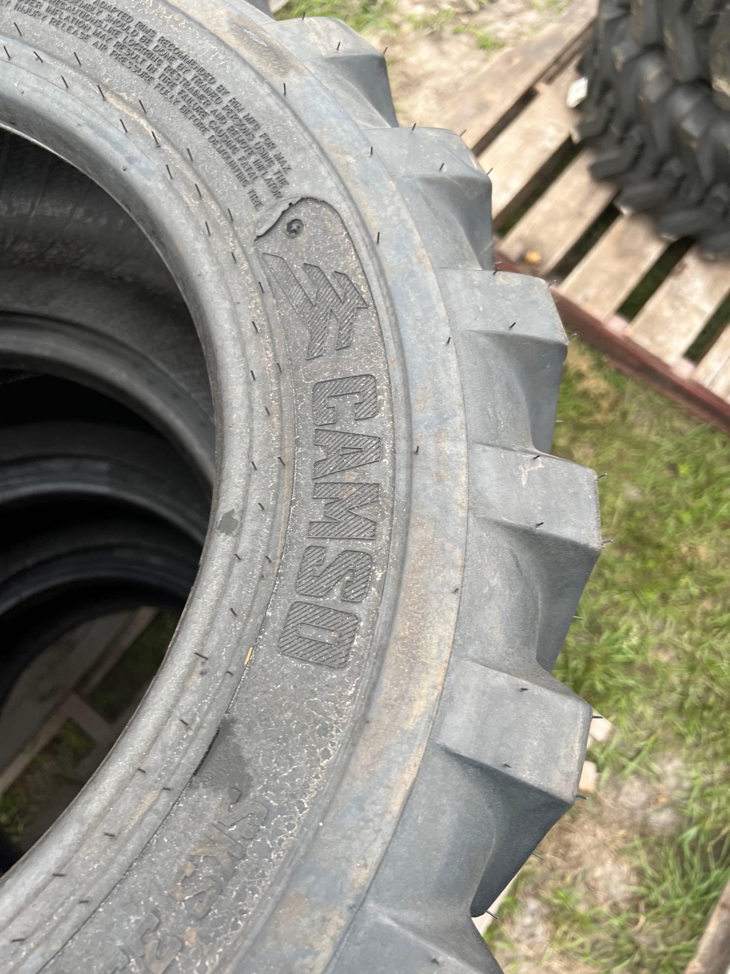 Four Unused Camso 10-16.5 Skid Steer Tires