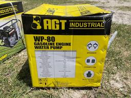 Unused AGT Industrial WP-80 Gasoline Engine Water Pump