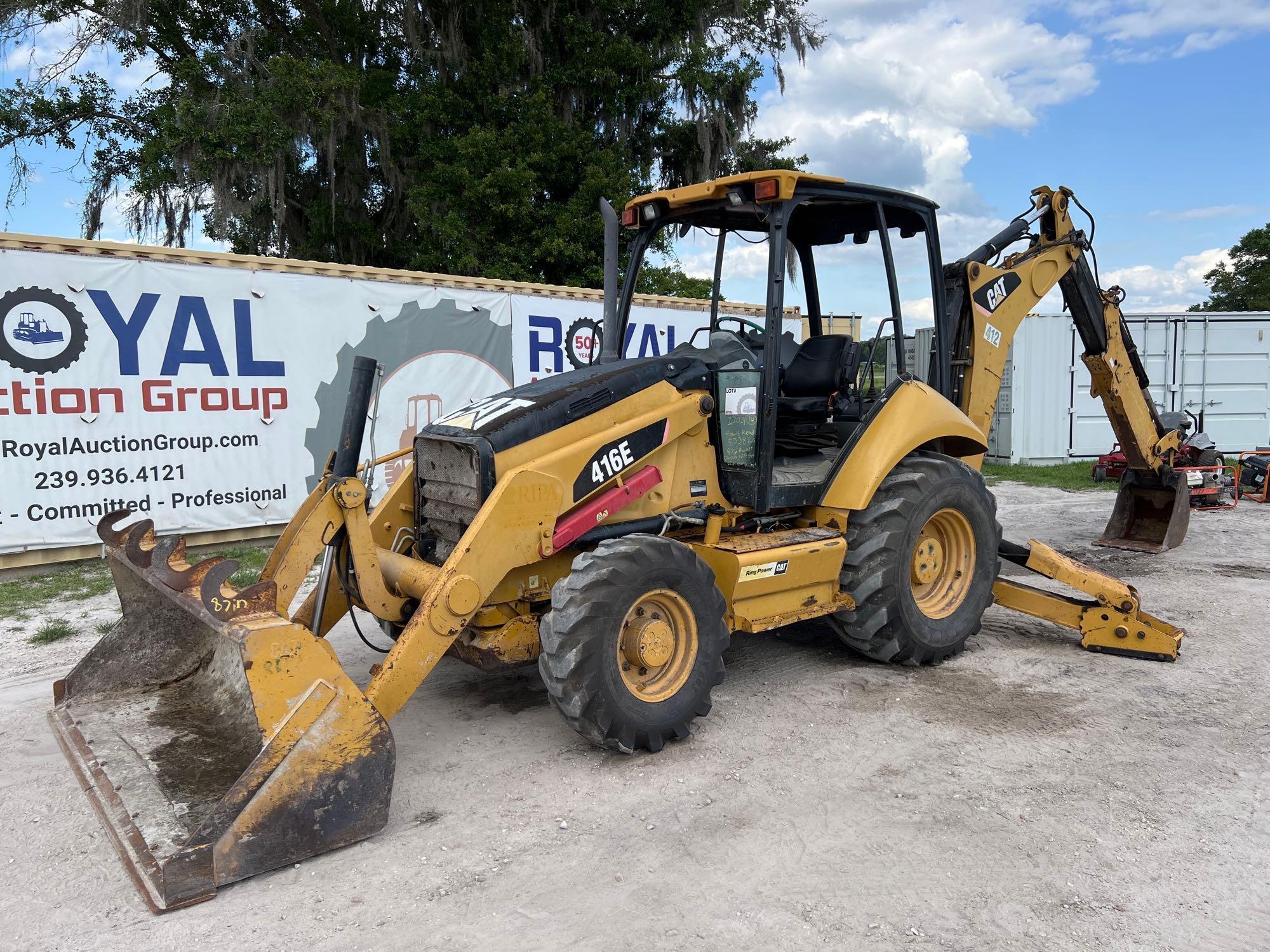 2011 Caterpillar 416E Extandahoe 4x4 Loader Backhoe