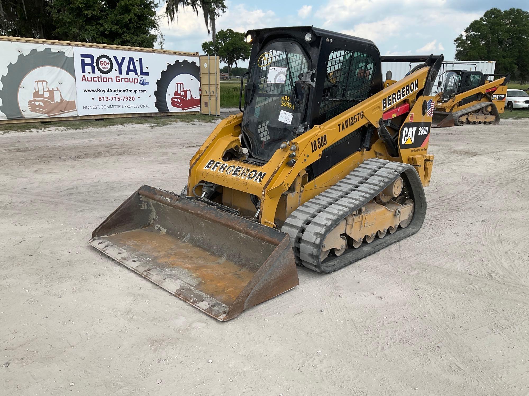 2019 Caterpillar 289D Skid Steer Compact Track Loader