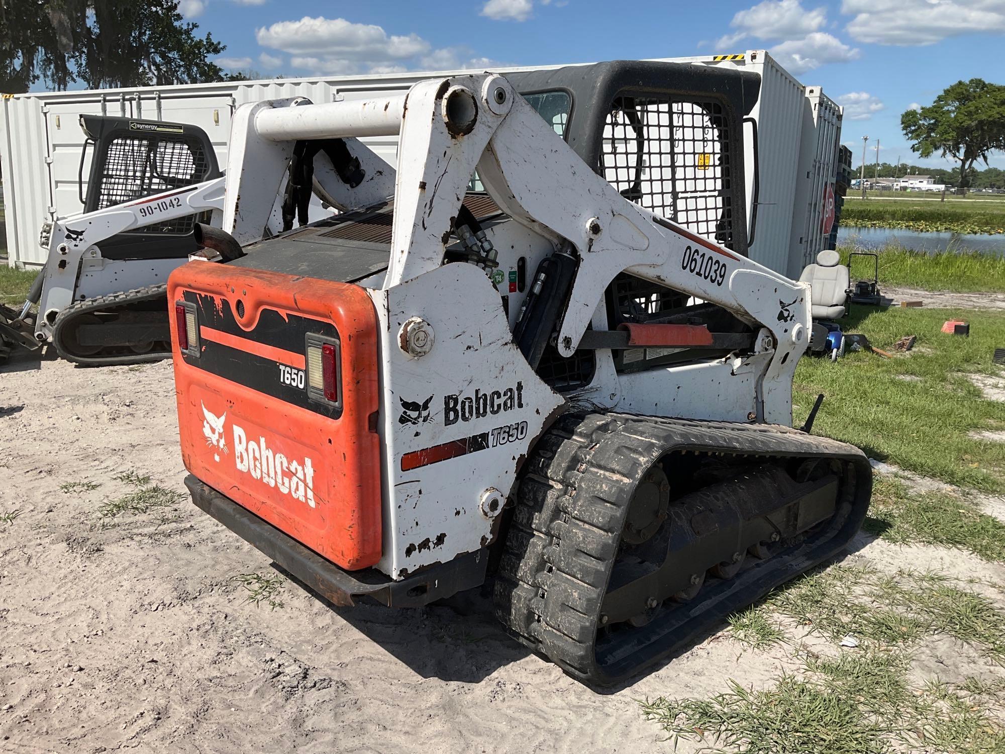 2016 Bobcat T650 Skid Steer Track Loader