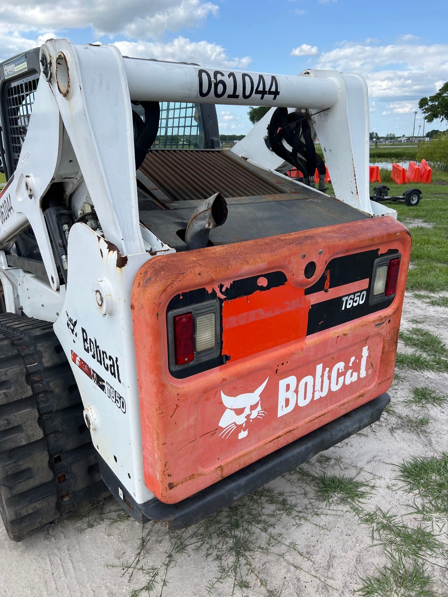 2016 Bobcat T650 Skid Steer Track Loader