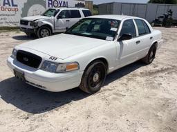 2008 Ford Crown Victoria 4 Door Police Cruiser