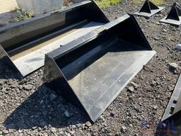 Unused 66 in. Skid Steer Bucket Attachment