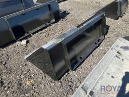 Unused 66 in. Skid Steer Bucket Attachment