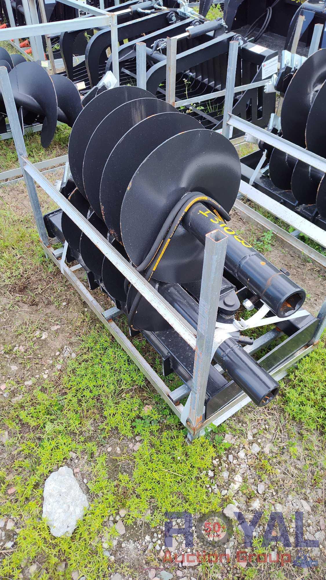 Unused JCT Skid Steer Auger Attachment