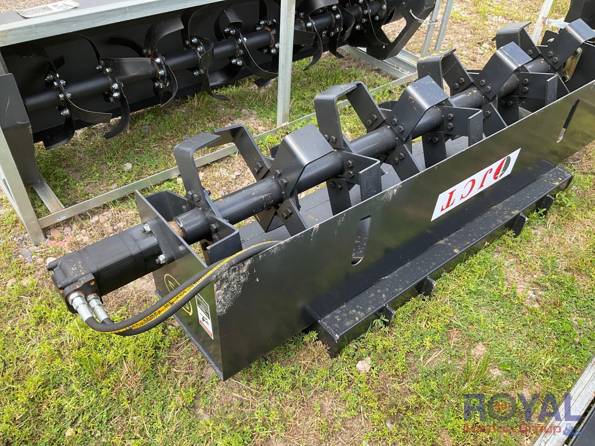 Unused 72 in. JCT Skid Steer Tiller Attachment