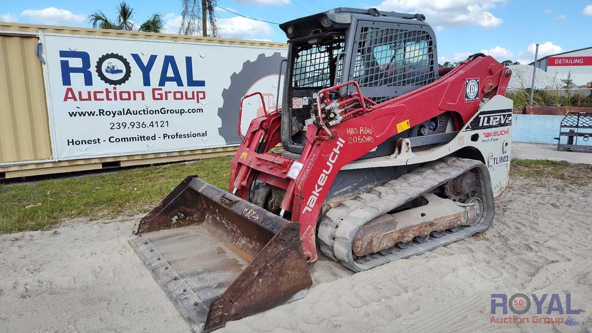 2018 Takeuchi TL12V2 2-Speed Skid Steer Loader Factory Warranty