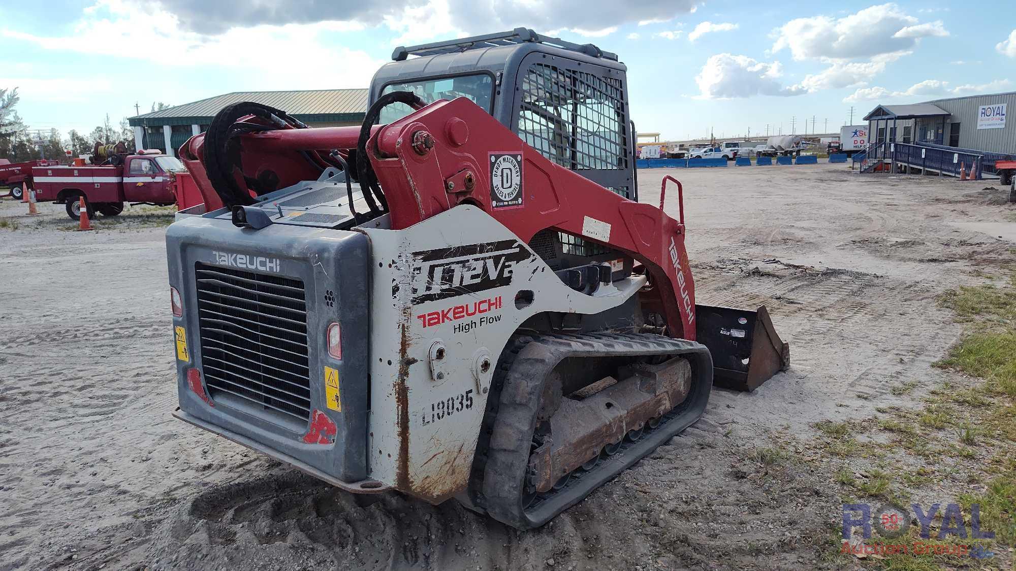 2018 Takeuchi TL12V2 2-Speed Skid Steer Loader Factory Warranty