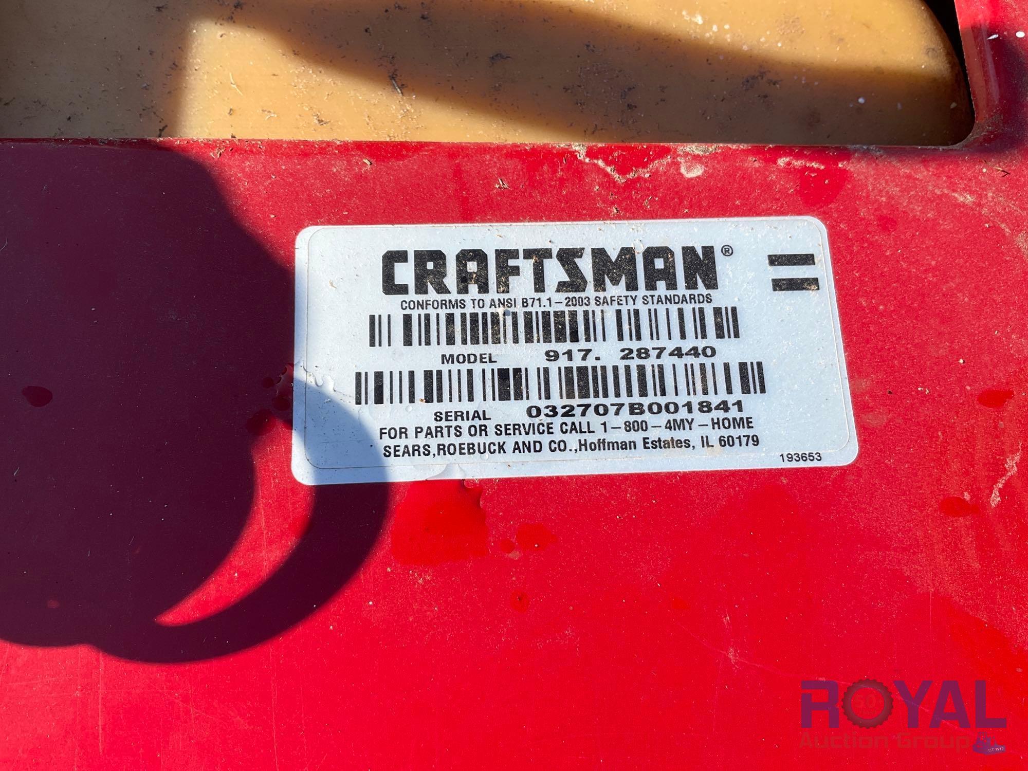 Craftsman MTS 5500 Riding Mower