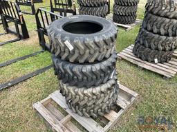 Set of 4 2022 10-16.5 Skid Steer Tires