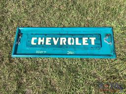 Chevrolet Metal Tailgate Wall Art