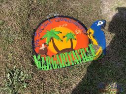 Margaritaville Metal Decorative Sign