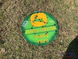 John Deere Metal Decorative Sign