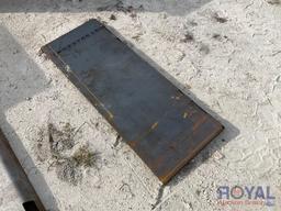 Skid Steer Attachment Mounting Plate