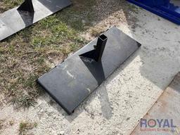 Skid Steer Hitch Receiver Plate
