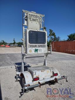 2001 Wanco Towable Solar Radar Speed Sign