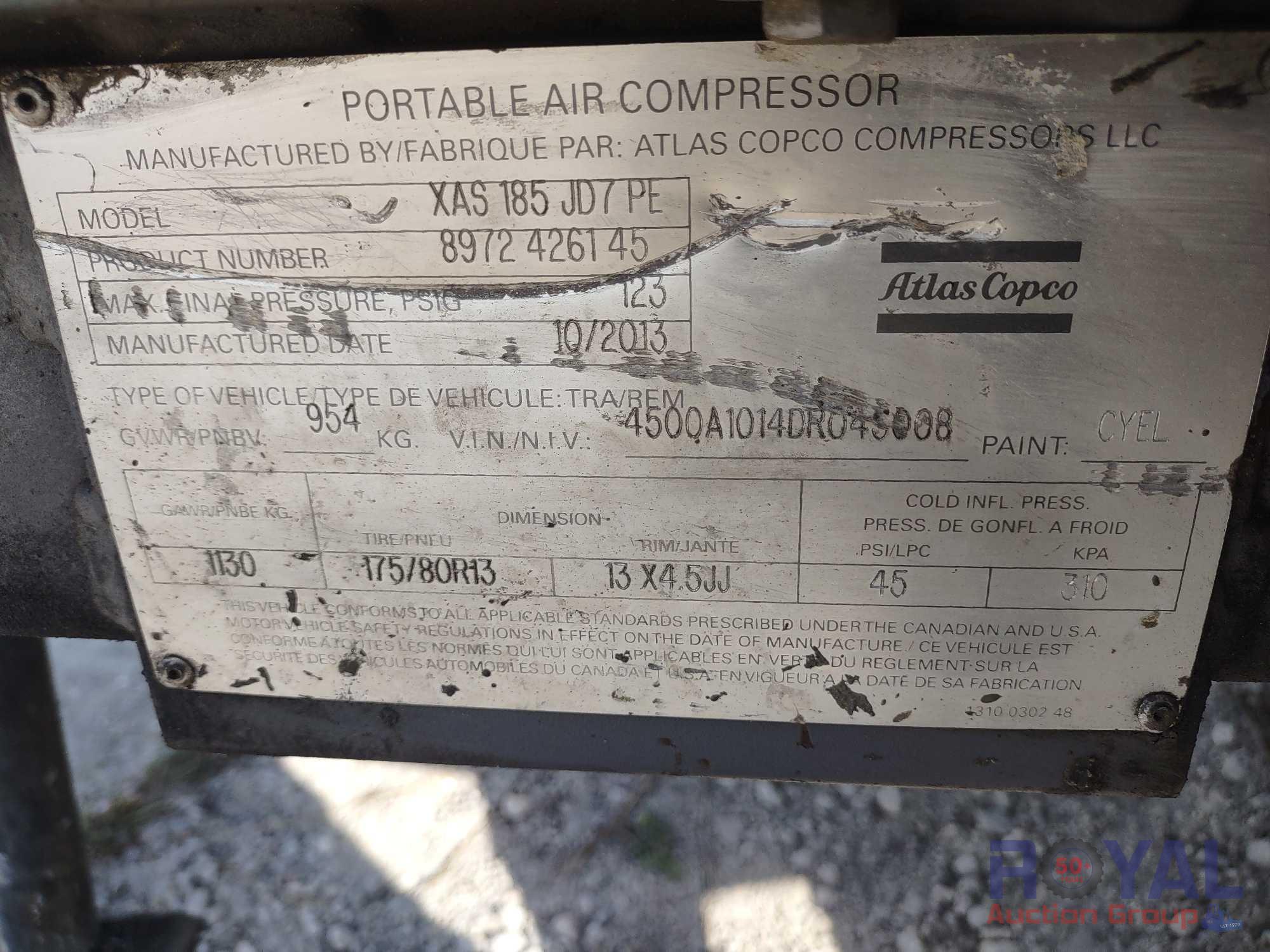 Atlas Copco XAS 185 Compressor