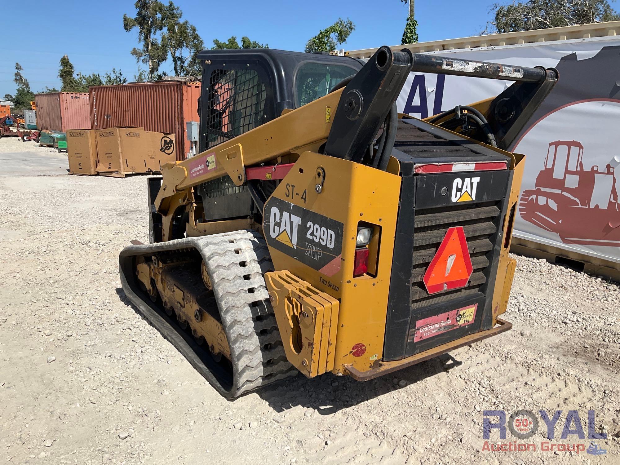 2015 Cat 299D XHP High-Flow Compact Track Loader Skid Steer