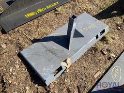 2022 Skid Steer Hitch Plate Attachment