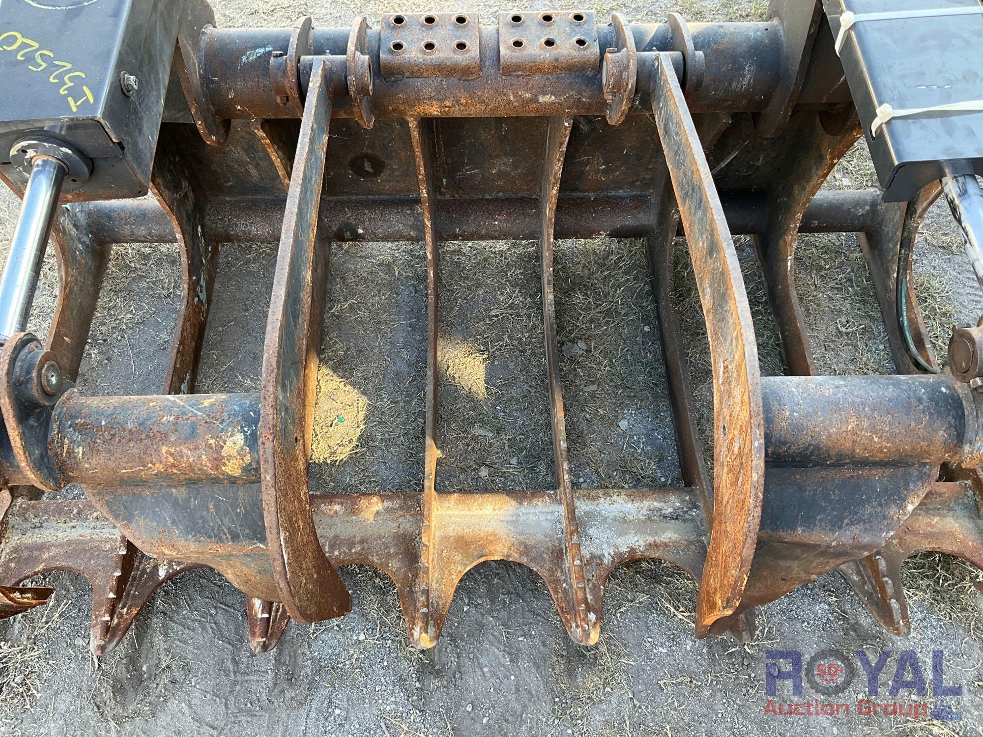 Skid Steer Grapple Rake Attachment