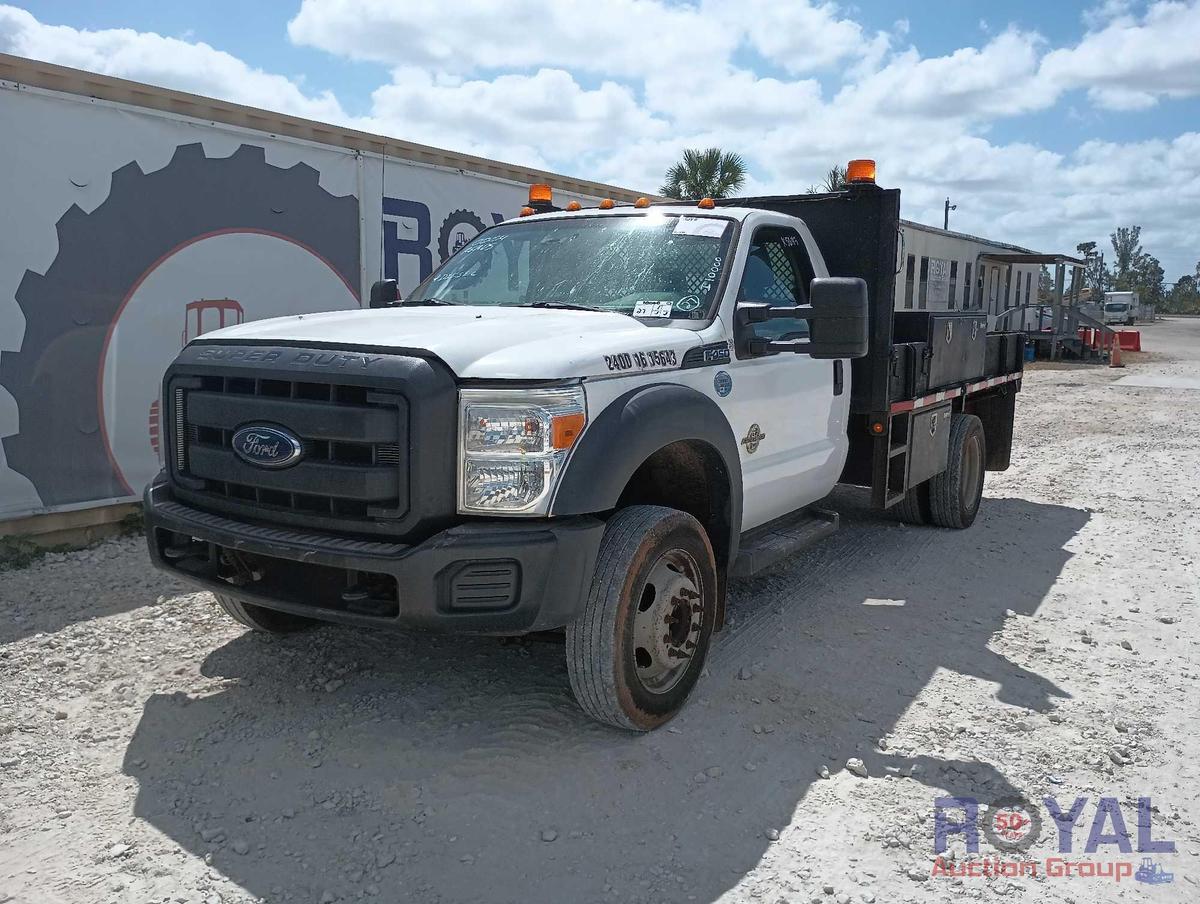 2016 Ford F-450 Flat Bed Truck