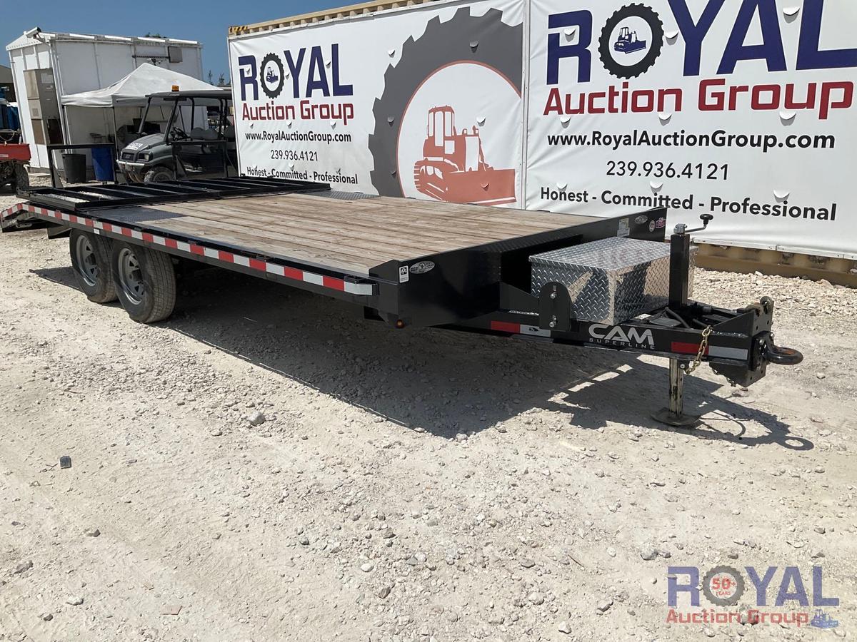 2021 Novae Corp. 18 Foot Tandem Axle Landscape Trailer