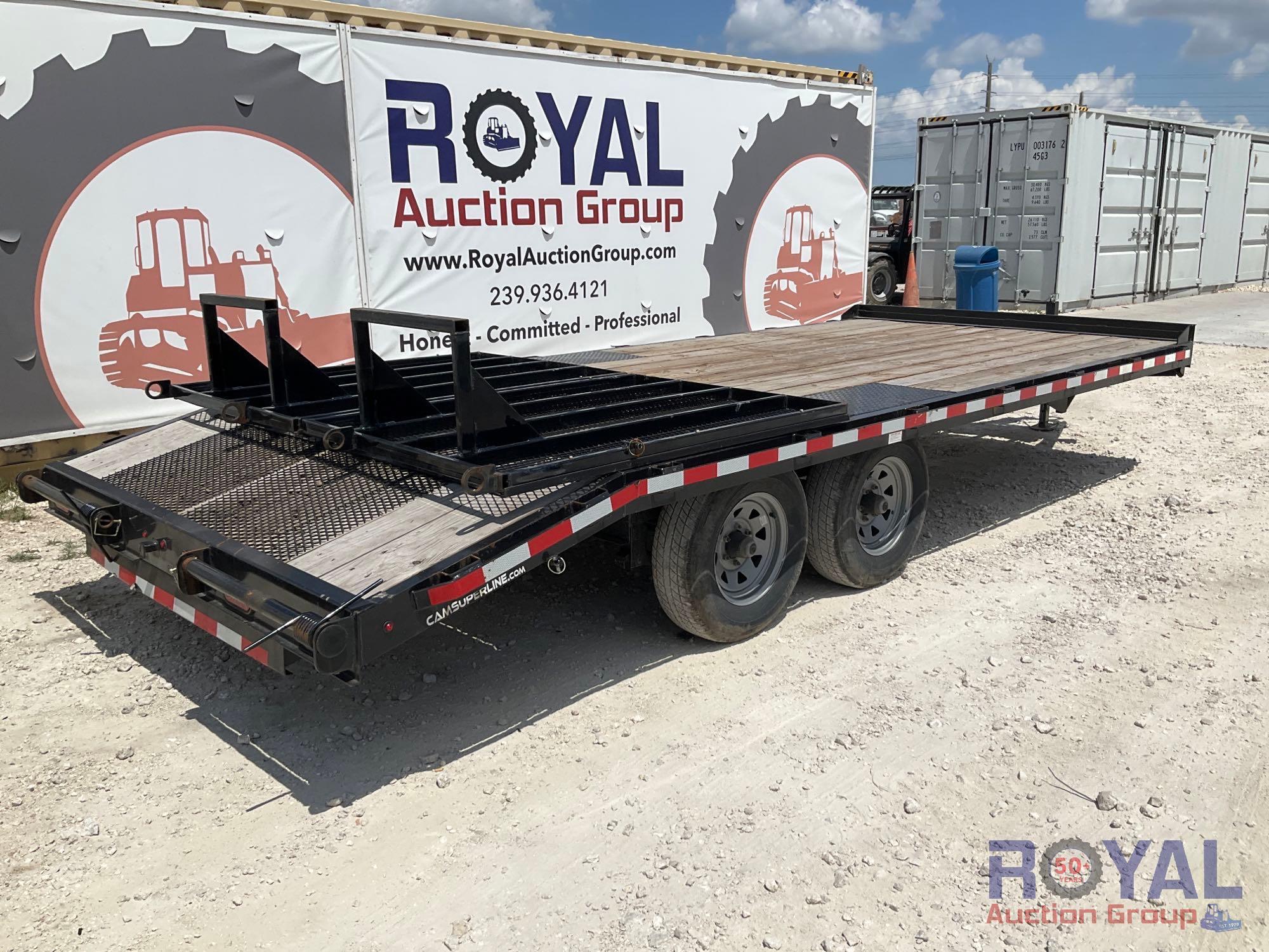 2021 Novae Corp. 18 Foot Tandem Axle Landscape Trailer