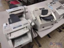 4 Fax Machines and 3 Printers