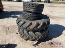 MF 231 Front and Rear Tractor Tires and Rims