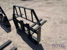 2024 Kivel 48in 3500lbs Skid Steer Fork Attachment