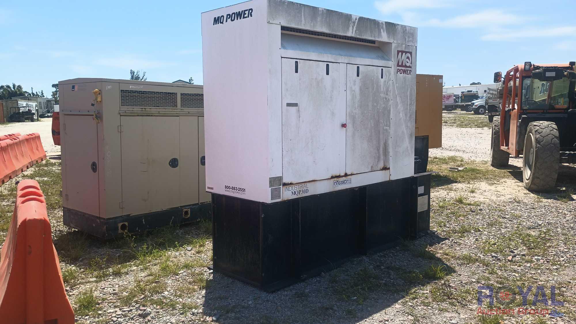 2006 MQP30D Stationary Diesel Generator w/ Fuel Tank