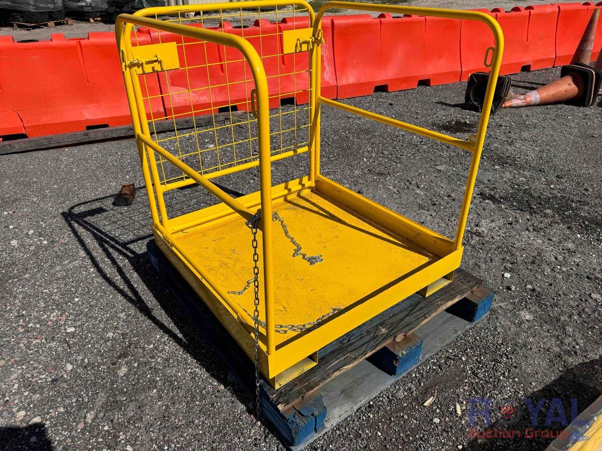 Forklift Collapsible Safety Cage Man Basket