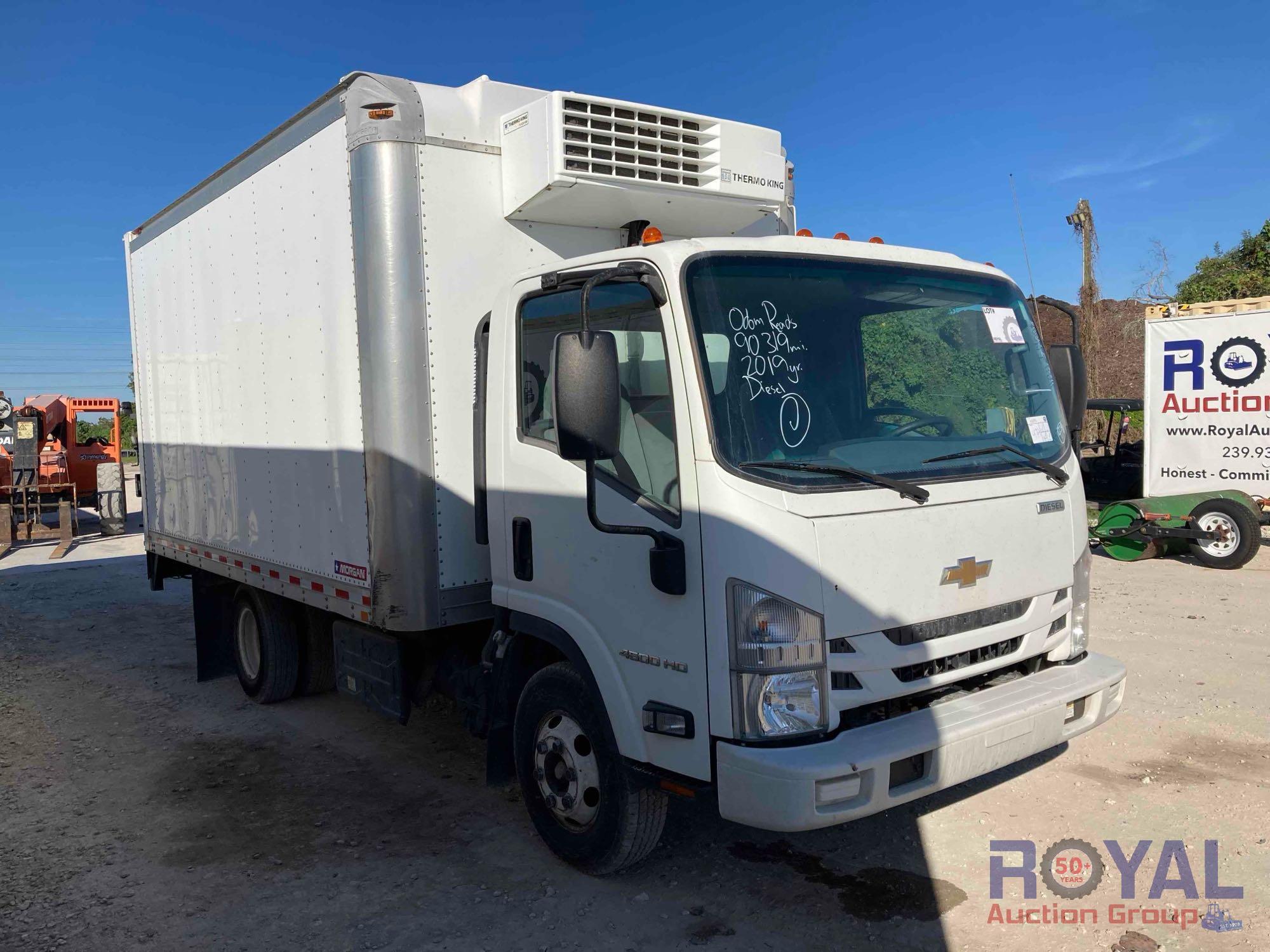 2019 Chevrolet 4500HD 14ft Thermo King Reefer Box Truck