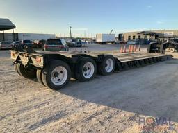 1985 Eager Beaver 50 GHG 25ft Tri-Axle Lowboy Trailer