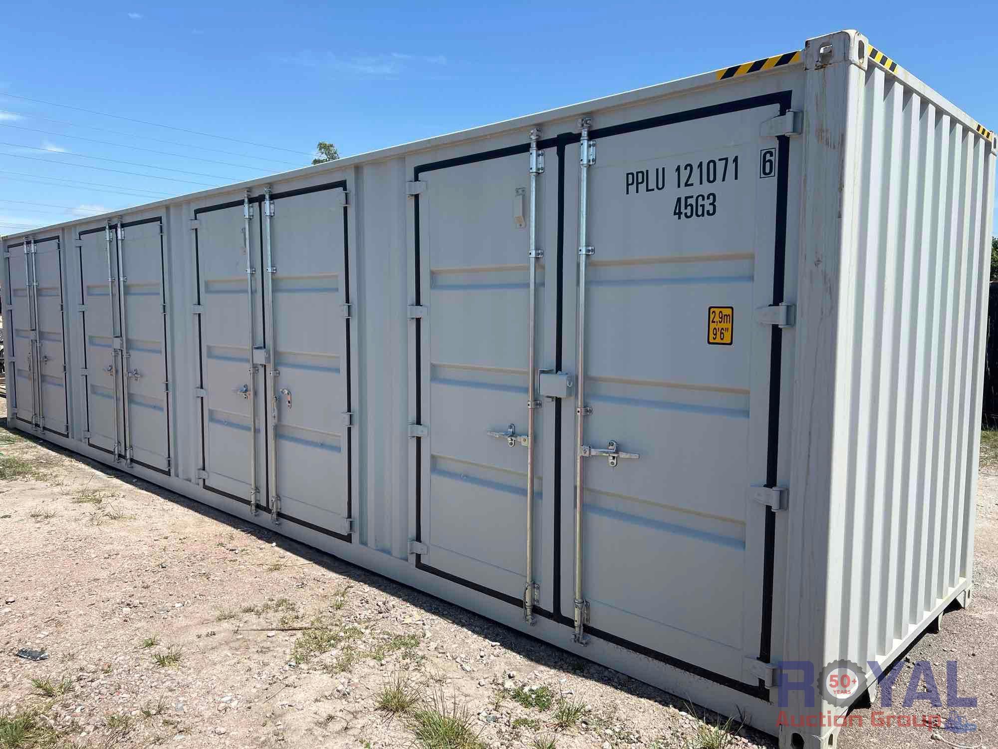 40ft 10 Door One Time Use Shipping Container