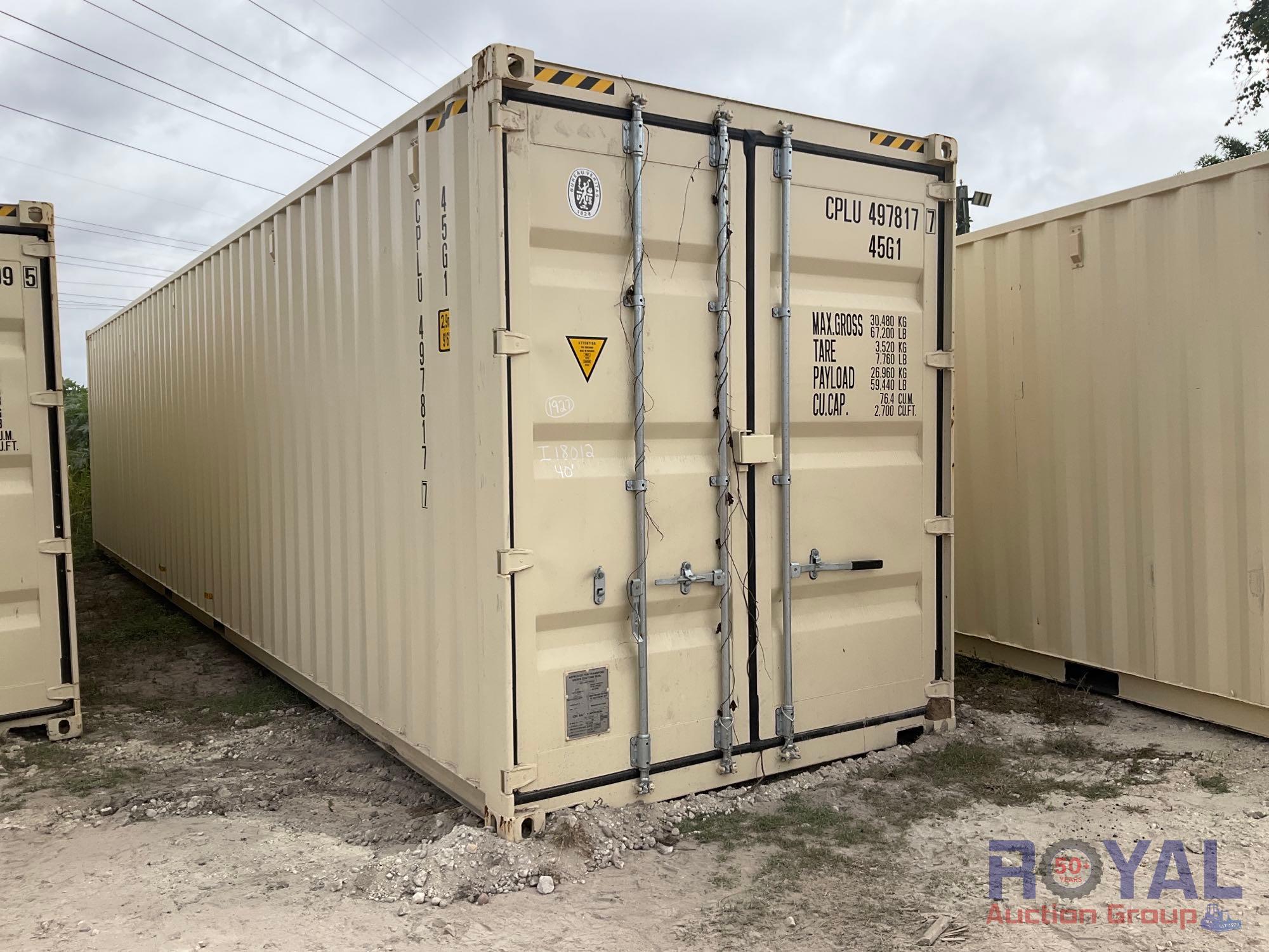 40ft One Time Use Shipping Container