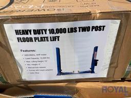 2024 Heavy Duty 10000lbs Two Post Floor Plate Auto Lift